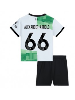 Liverpool Alexander-Arnold #66 Auswärts Trikotsatz für Kinder 2023-24 Kurzarm (+ Kurze Hosen)